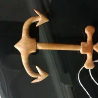 اویز ماشین چوبی دست ساز بسیارزیبا