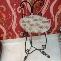 صندلی اپن فرفورژه قدیمی عتیقه بسیار محکم|صندلی و نیمکت|شیراز, قدوسی شرقی|دیوار