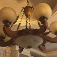 لوستر آشپزخانه چوبی رومی برند دارکار