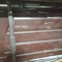 درب روکشی با دستگیره با کم آهنی گرد