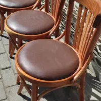 میز و صندلی لهستانی چوب گردو