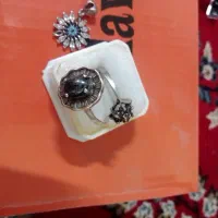 انگشتر و گردنبند نقره کم کاروعالی