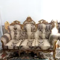 مبل سلطنتی7نفره درحد نو|مبلمان خانگی و میز عسلی|مشگین شهر, |دیوار