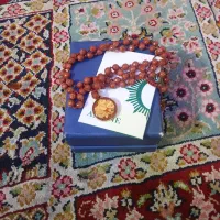 گردنبند زنانه آنتیک سنگ دلربا مرداد