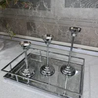 سینی آینه ای با اکسسوری