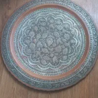 سینی با قدمت حدود ۳۰۰ سال|کلکسیون اشیاء عتیقه|رشت, خمیران زاهدان|دیوار