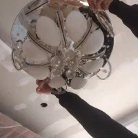 فروش 2 عدد  لوستر سقفی