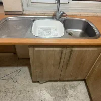 کابینت دست دوم با هود وگاز وسینک|مصالح و تجهیزات ساختمان|تهران, سردارجنگل|دیوار