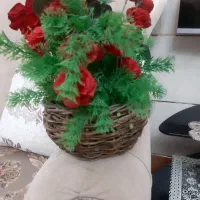 گل مصنوعی با سبد|گل مصنوعی|سمنان, |دیوار