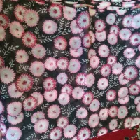 پارچه حریر  ضخیم گلدار ارزان