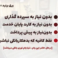 وام بانکی یکروزه بدون نیاز به فیش حقوقی ودسته چک|خدمات مالی، حسابداری، بیمه|تهران, سید خندان (جلفا)|دیوار