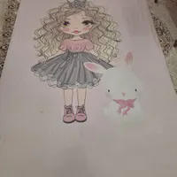پرده فرش و میز بچه
