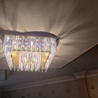لوستر بزرگ کریستال خارجی چند حالته