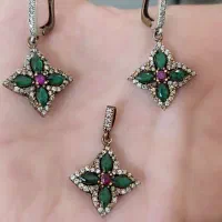 دو مدل نیم ست نقره ترک