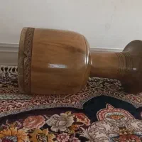 تنبک  شیرانی تک مهر چوب گردو|سازهای سنتی|نورآباد, |دیوار