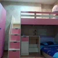 تخت دو طبقه سرویس خواب|تخت و سرویس خواب|مشهد, هنرستان|دیوار