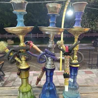 سه عدد قلیان برنجی