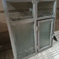 2عدد پنجره آلومینیومی سنگین درحدنو