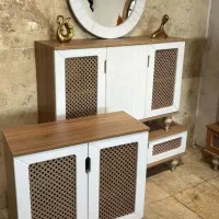 ست کامل اینه کنسول میزتلویزیون جاکفشی