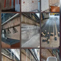 خدمات رنگ پودری کوره‌ای الکترواستاتیک حیدری