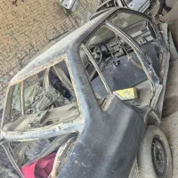 دو عدد خودرو پراید اسقاطی مدل ۸۲ و۸۳ مشکی