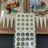 شطرنج و تخته نرد خاتم کاری شده