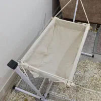 بانوج گهواره سنتی پایه فلزی|تخت و صندلی بچه|سبزوار, توحیدشهر|دیوار