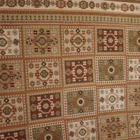 گلیم فرش با طرح مربعی خوش رنگ|گلیم، جاجیم، گبه|تهران, جمال‌زاده|دیوار