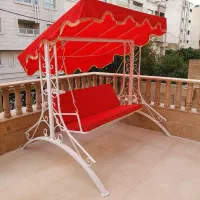 تاب فلزی صندلی باغی رستگار ، ۳ نفره کد ۴۳