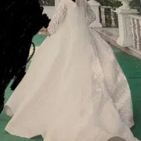 پیراهن عروس به همراه تور