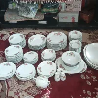 سرویس غذا خوری گل قرمز