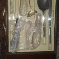 سرویس قاشق چنگال ۳۰ نفره با جعبه پاندورا|ظروف سرو و پذیرایی|اصفهان, شاهد|دیوار