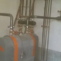 لوله کشی گاز و موتور خانه