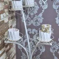 استند زیبای فلزی همراه گلدان|صنایع دستی و سایر لوازم تزئینی|بندر ماهشهر, |دیوار