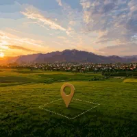 300 متر زمین روستایی مناسب ویلاسازی