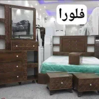 سرویس خواب دو نفره فلورا|تخت و سرویس خواب|کرمان, |دیوار