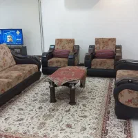 مبلمان ۷ نفره همراه با میز وسط در حد نو و سالم|مبلمان خانگی و میز عسلی|بابلسر, |دیوار