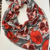 روسری طرح انار برای شب یلدا