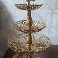 شیرینی خوری سه طبقه برنج.شیک و لوکس.
