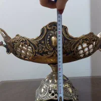 اردور خوری بزرگ و سنگین ۳ طبقه و کشکول وتلفن برنزی