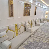 مبل راحتی مدرن مخمل خلیجی حردانی