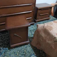 سرویس خواب ۲نفره چوبی به همراه تشک رویال|تخت و سرویس خواب|کرمانشاه, |دیوار