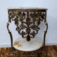میز سماوری برنزی