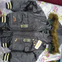 کاپشن چرمی پسرانه سایز ۲