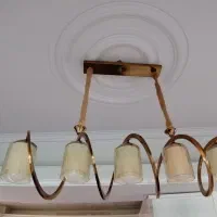 لوستر خطی مستطیلی 5 شاخه