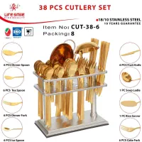 قاشق چنگال 38 پارچه لایف اسمایل