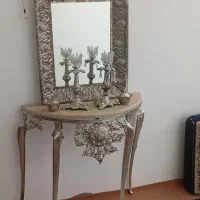 آینه و شمعدان نقلی شیک|صنایع دستی و سایر لوازم تزئینی|قم, نیروگاه|دیوار