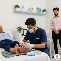 پانسمان زخم دیابتی - زخم بستر-پانسمان نوین درمنزل