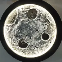 ساعت ماه،تابلو ماه|ساعت دیواری و تزئینی|زنجان, |دیوار