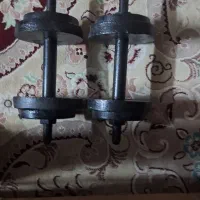 دمبل قدیمی چدن